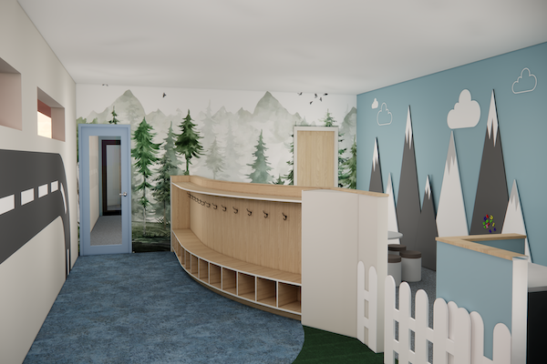 Expanded kids centre