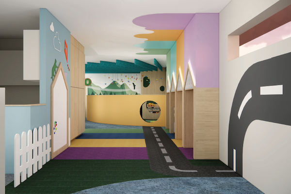 Expanded kids centre