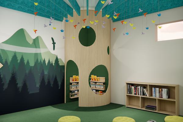 Expanded kids centre